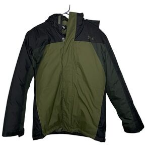 Under Armour Boys Black and Olive 3 in 1 Winter Jacket- Youth XL